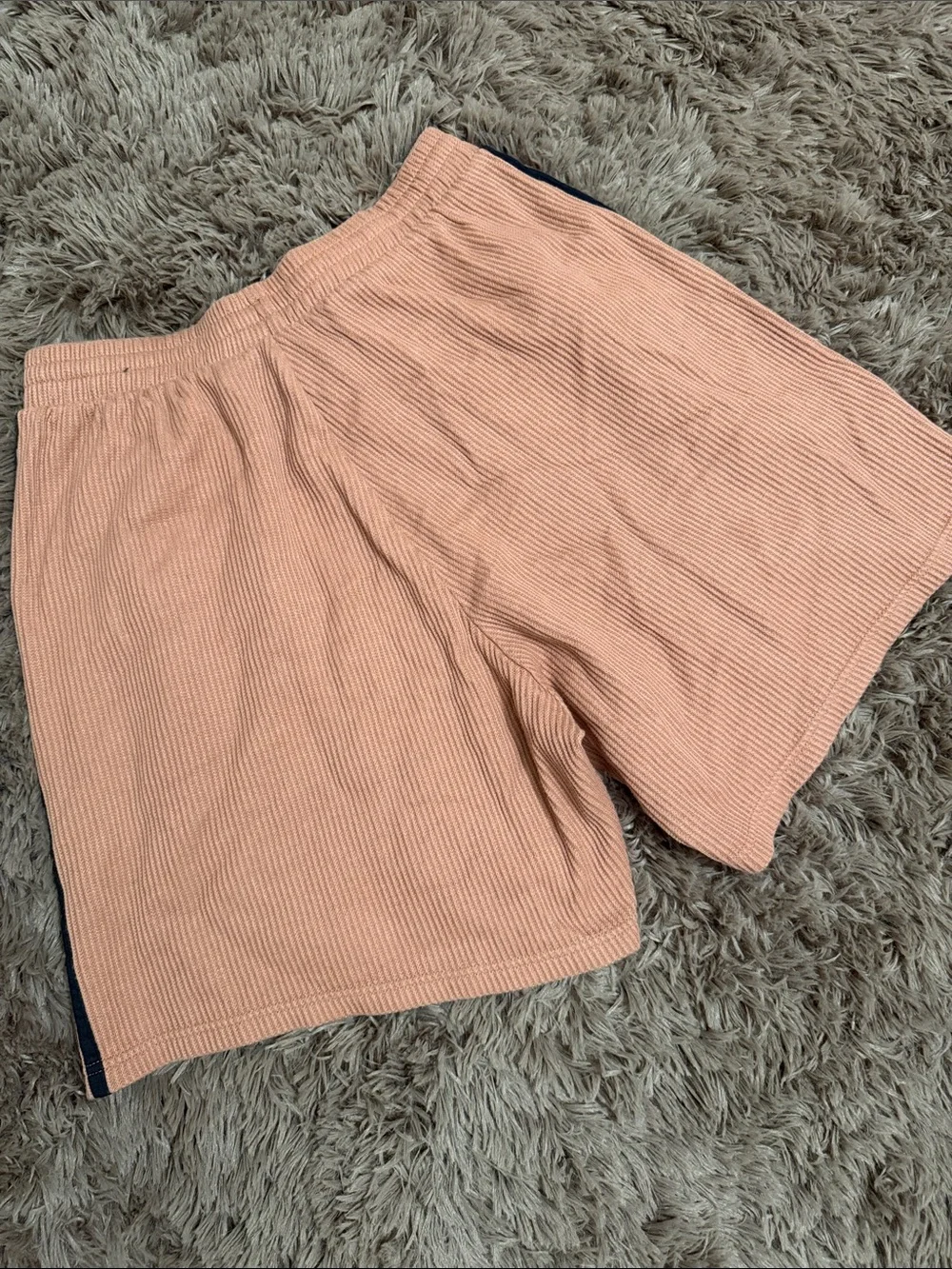 adidas terracotta waffle knit shorts